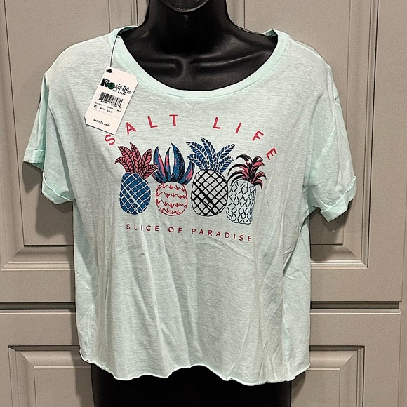 Salt Life Mint Graphic Tee MEDIUM - Picture 1 of 3